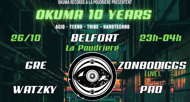 OKUMA 10 YEARS TOUR Le 26 oct 2024